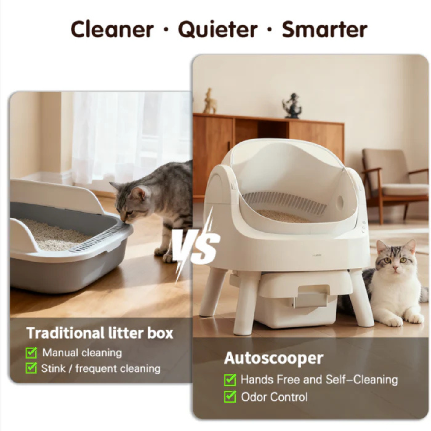 PetPivot Auto Scooping Litter Box